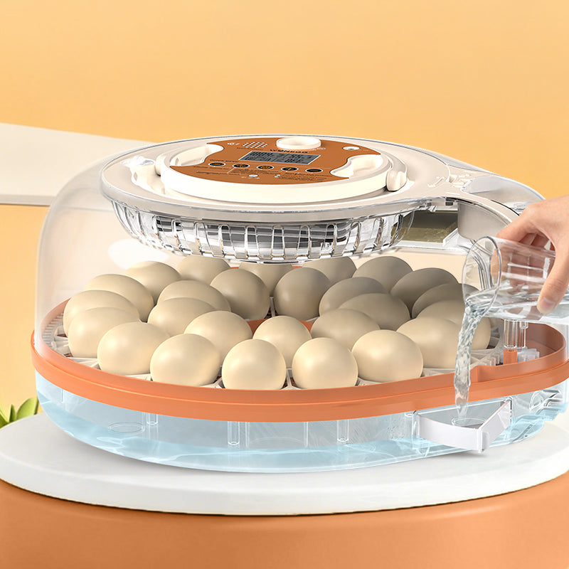 Morning Cluck Smart Egg Incubator — 26 Eggs, Voice Guided
