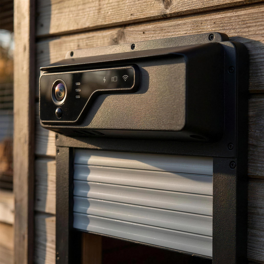 Close-up of the Vision door 1080p camera bar